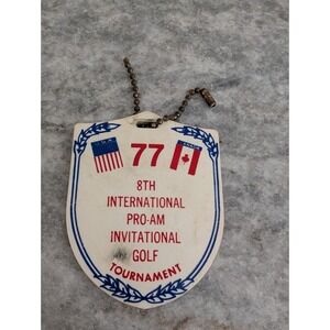 8th International Pro-Am Invitational Golf‎ Tournament Golf Bag Tag, Haworth, NJ
